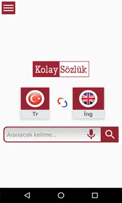 Kolay Sözlük İngilizce Türkçe android App screenshot 5