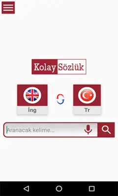 Kolay Sözlük İngilizce Türkçe android App screenshot 7